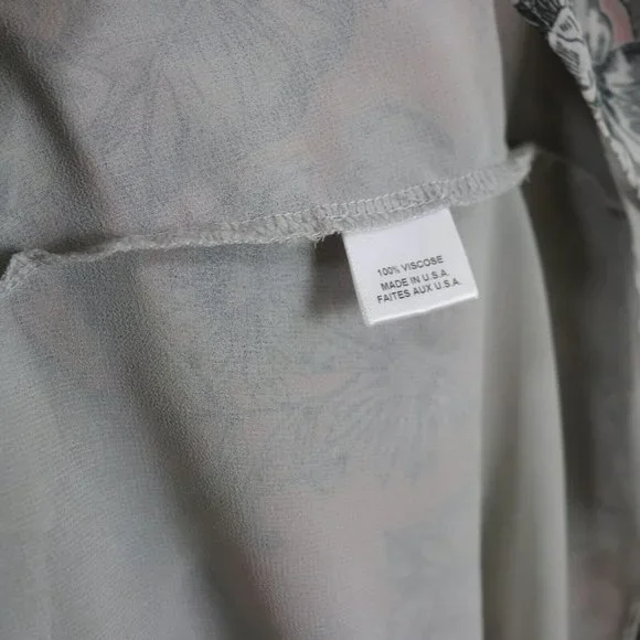 Misa Los Angeles Dress Womens M Smocked Blouson Pink Boho Chic Midi - Picture 16 of 16